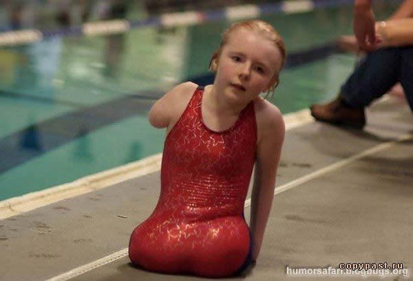 Самая мужественная пловчиха в мире