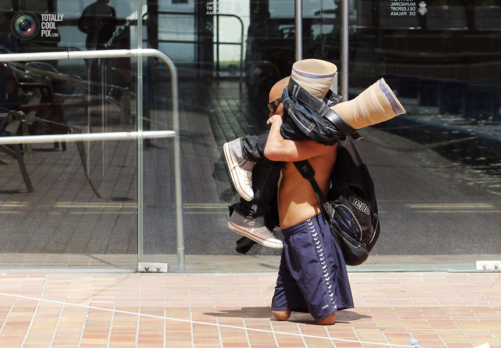 Лондон 2012: тренировка паралимпийских пловцов