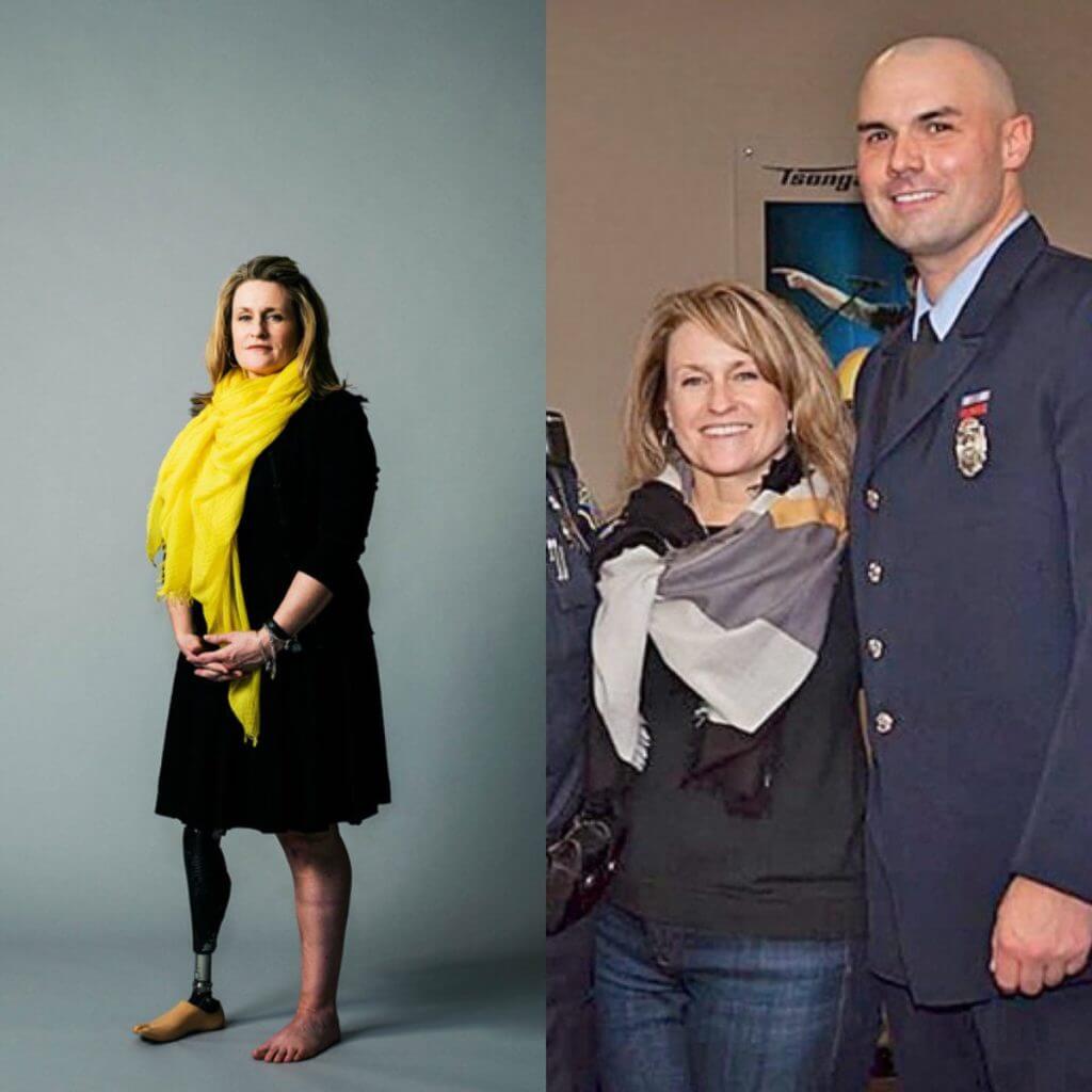 Пожарный женился на женщине, которую спас во время теракта на Бостонском марафоне