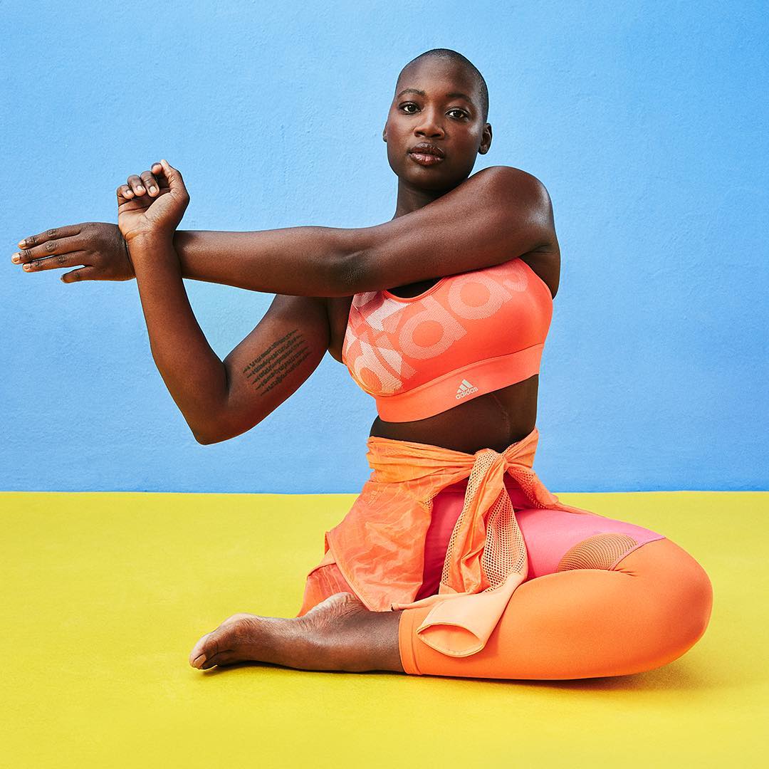 Meet the marvellous Mama Cāx – a blogger, model and body positive/disability advocate from New York via Haiti. She started doing yoga about eight years ago after undergoing a leg amputation. Not only did it help alleviate her chronic pack pain, but it keeps her strong in body and mind, too. 