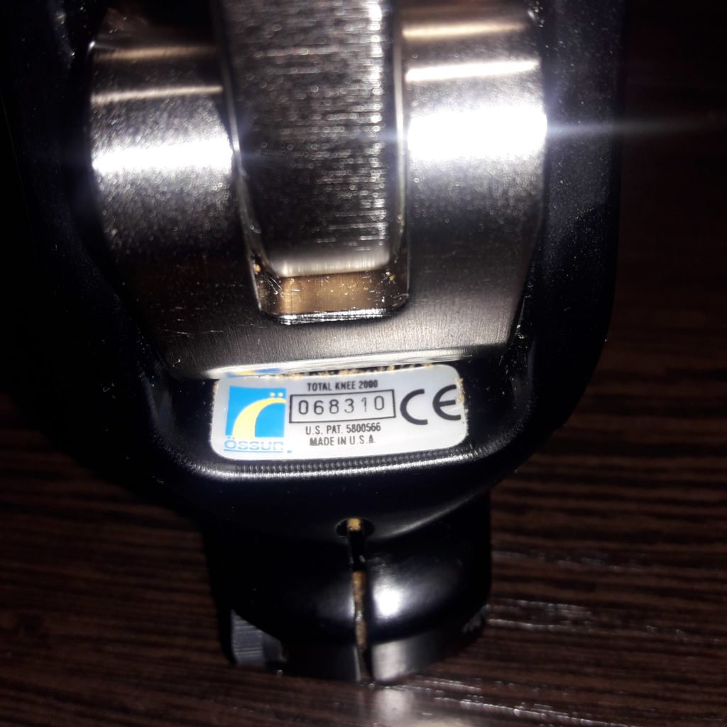 Продам коленный модуль TOTAL KNEE 2000 от Ossur