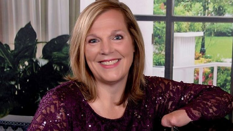 Ким сказала, что хочет, чтобы другие люди знали, что они могут вести продуктивную жизнь без конечностей