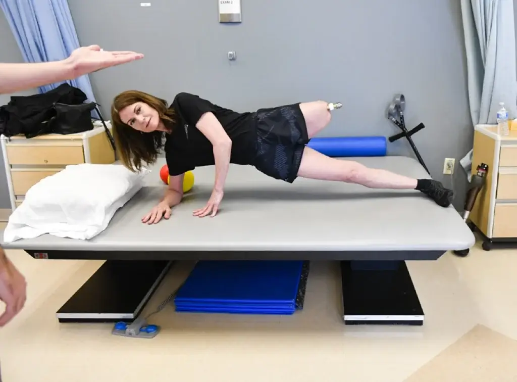 Тренировка по увеличению силы мышц культи