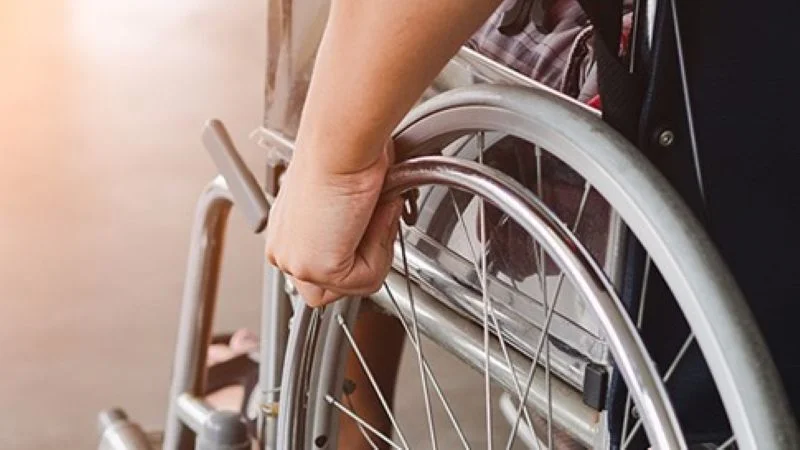 GIRL IN A WHEELCHAIR