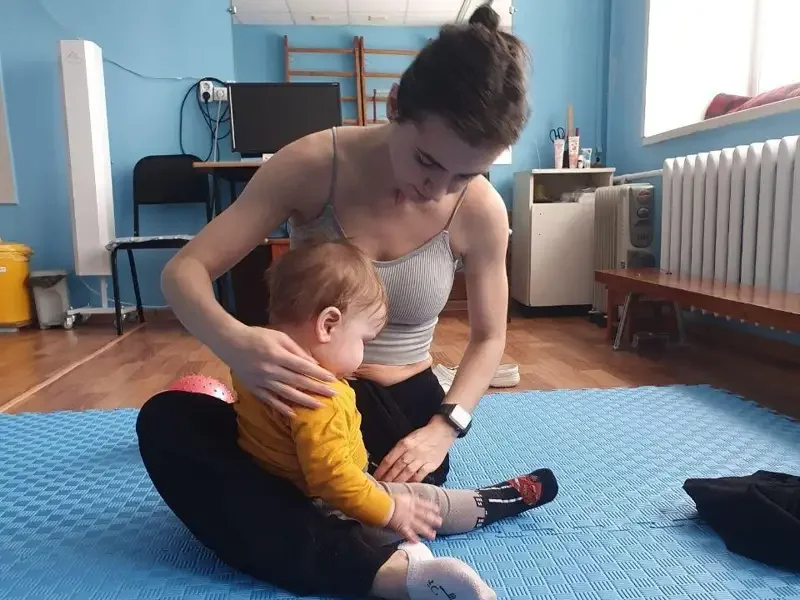 Александра с ребёнком