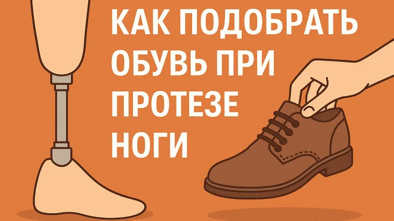 Как подобрать обувь при протезе ноги