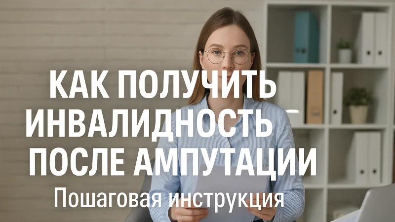 Как получить инвалидность после ампутации