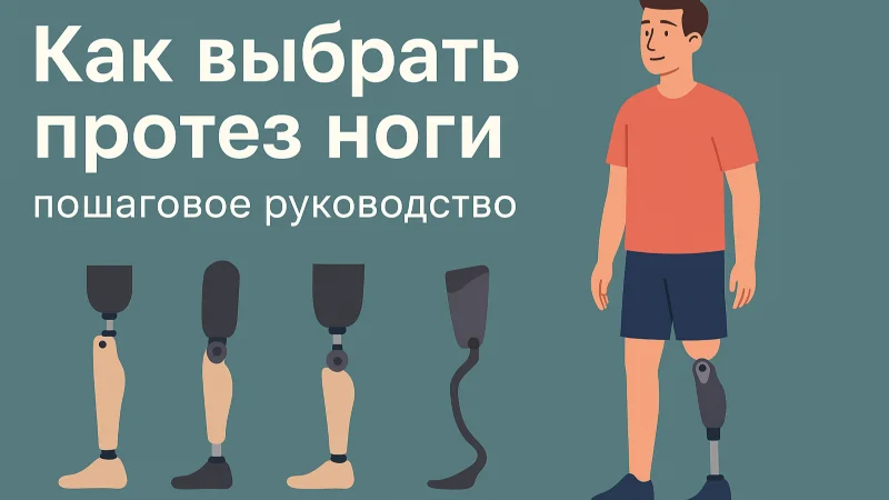 Как выбрать протез ноги