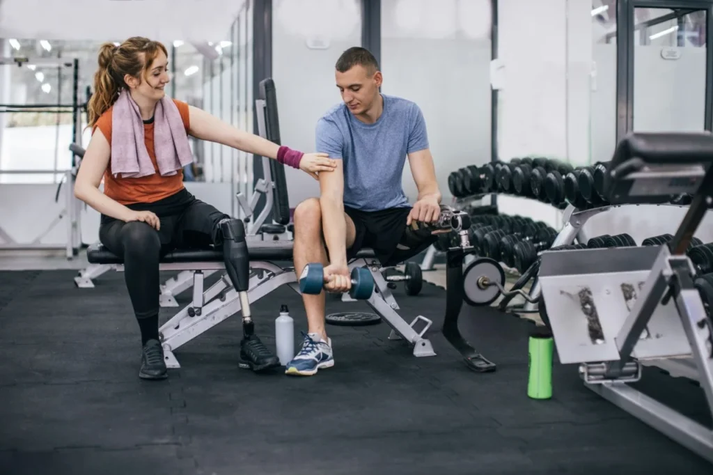 Физические упражнения после ампутации ноги