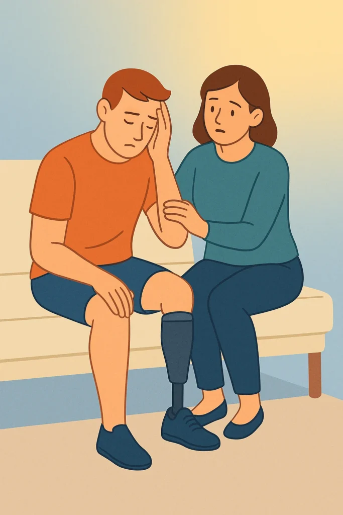 Психологическая поддержка после ампутации конечности