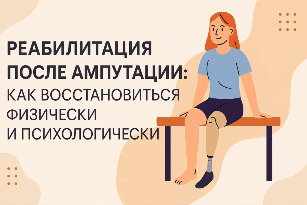 Реабилитация после ампутации: как восстановиться физически и психологически