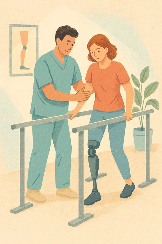 Реабилитация после ампутации ноги