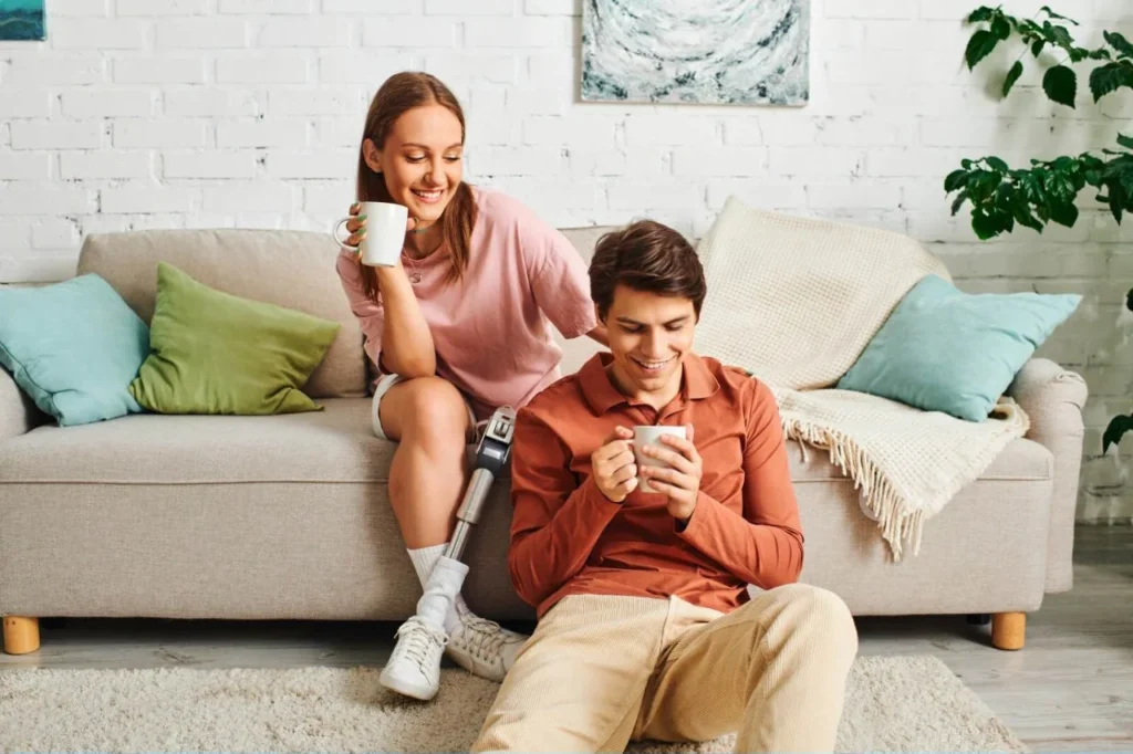 Секс с протезом ноги