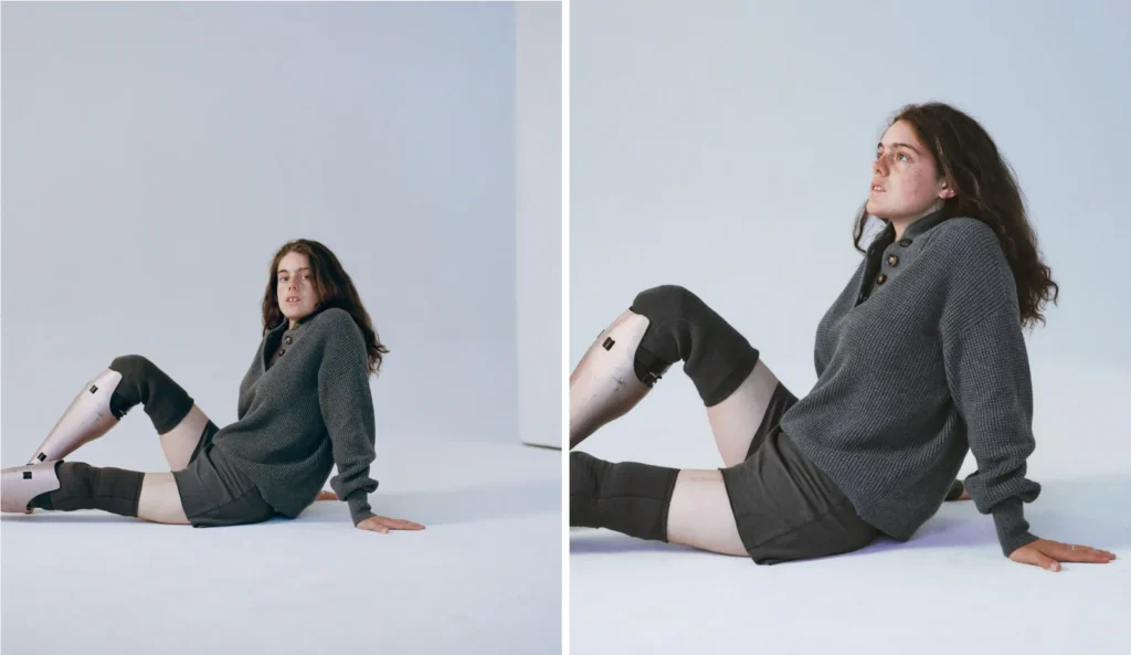 Софи Хелф на протезах