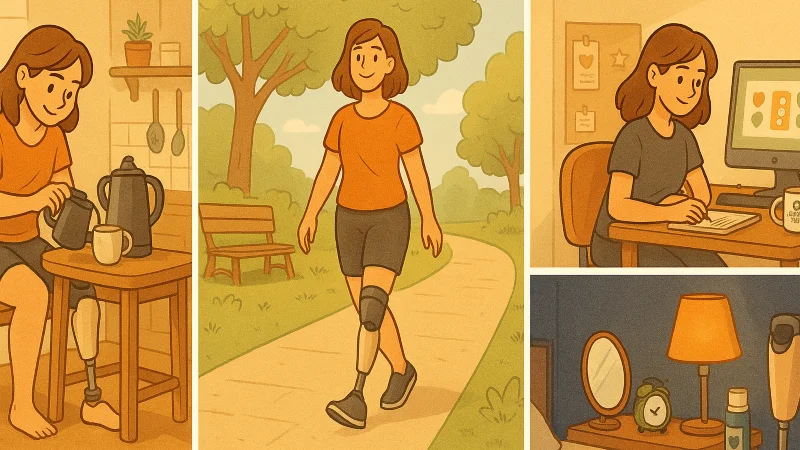 День из моей жизни с протезом