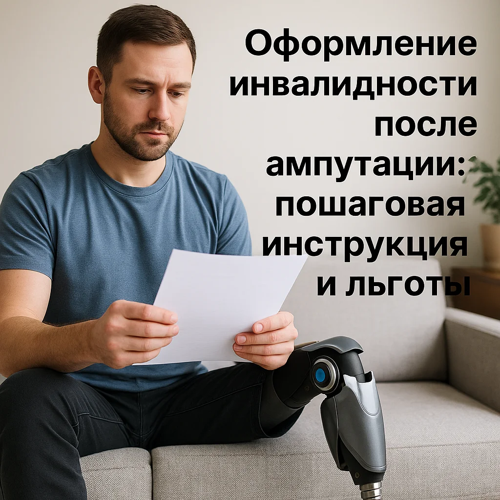 Как оформить инвалидность после ампутации и получить льготы
