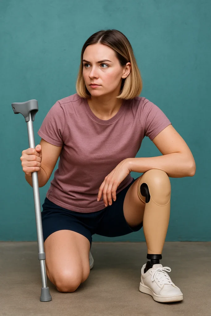 Как встать после падения техника подъёма для людей с ампутацией