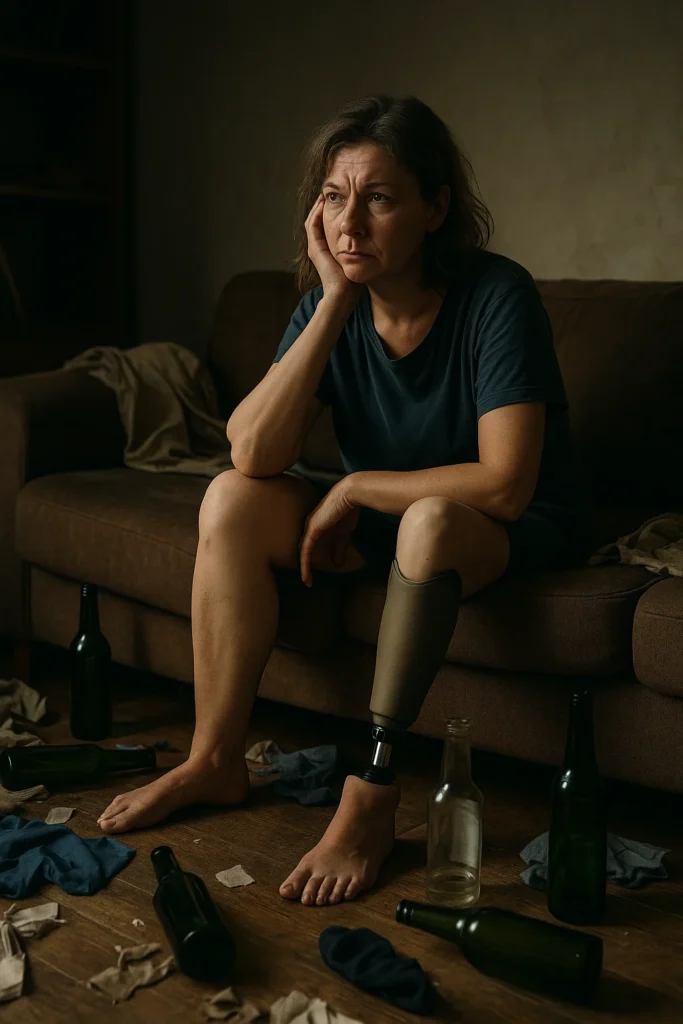 Одиночество после ампутации ноги