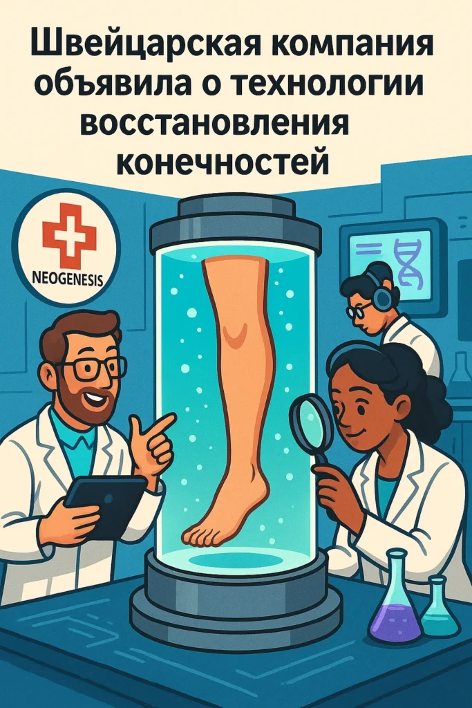 Швейцарская компания и регенерация конечностей