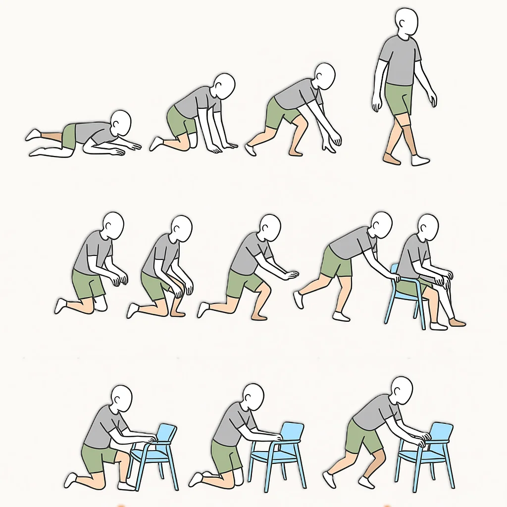 Техника безопасного вставания для ампутантов