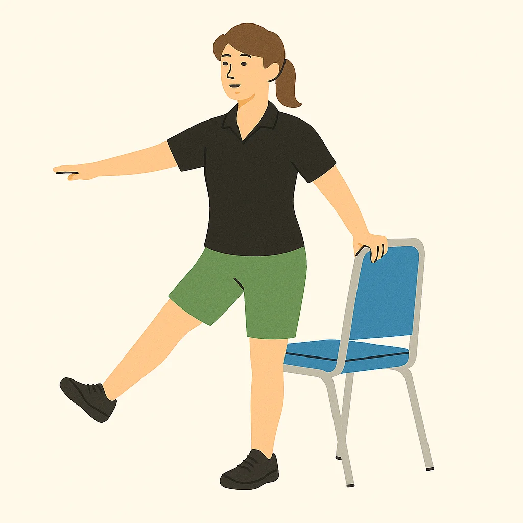 Упражнения на равновесие для людей с ампутированными нижними конечностями