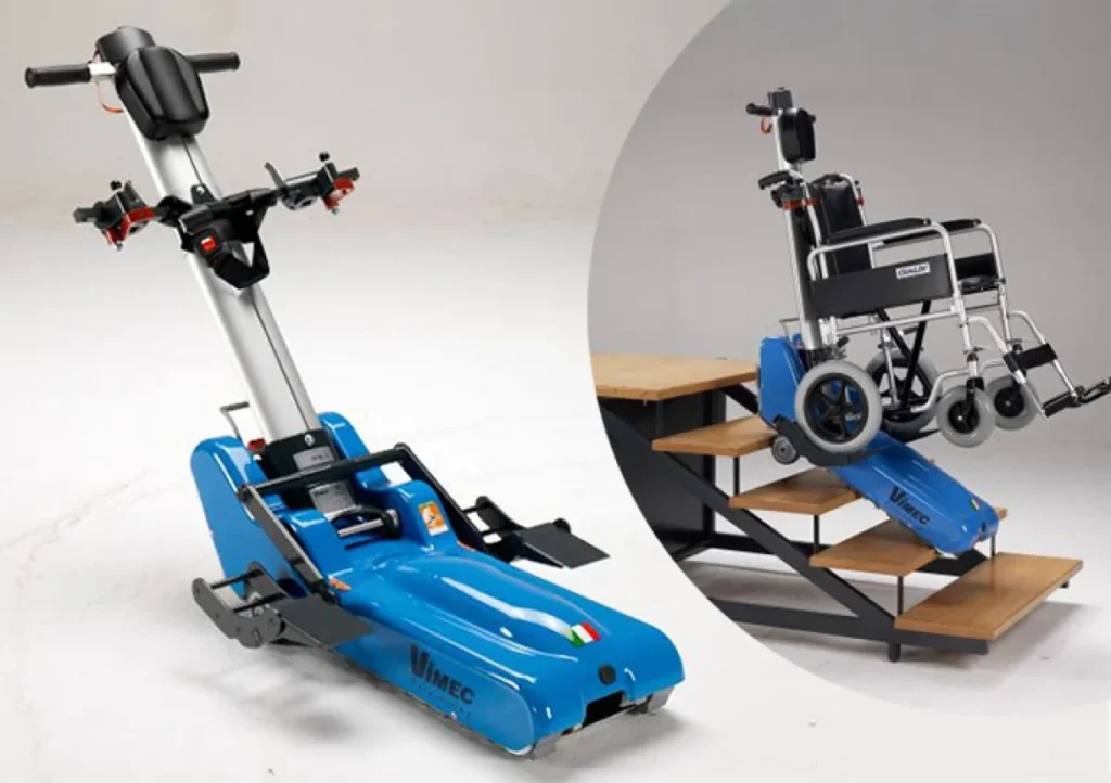 Мобильный гусеничный лестничный подъёмник Vimec T09