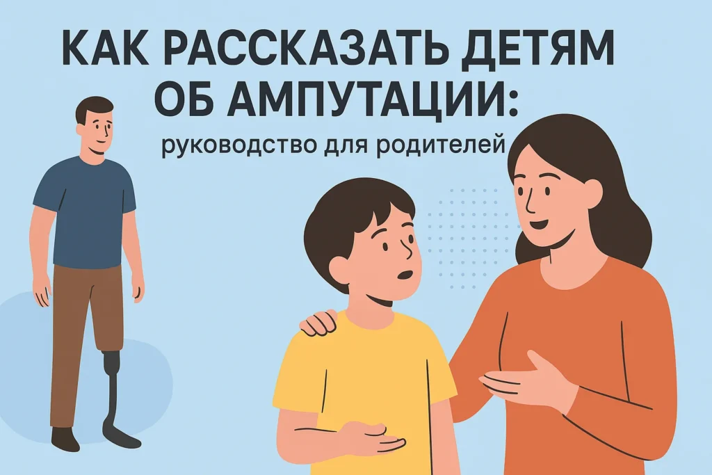 Как рассказать детям об ампутации