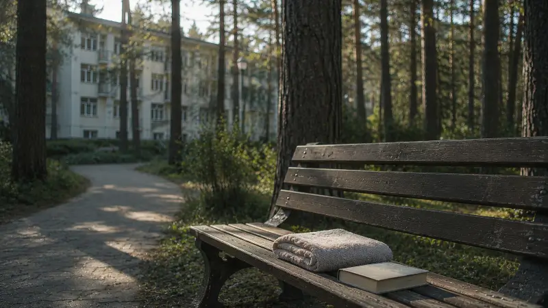 Тихий уголок в парке