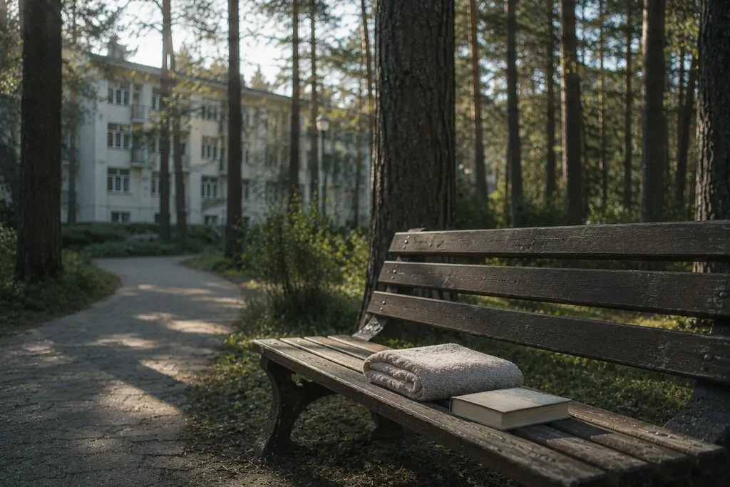 Тихий уголок в парке